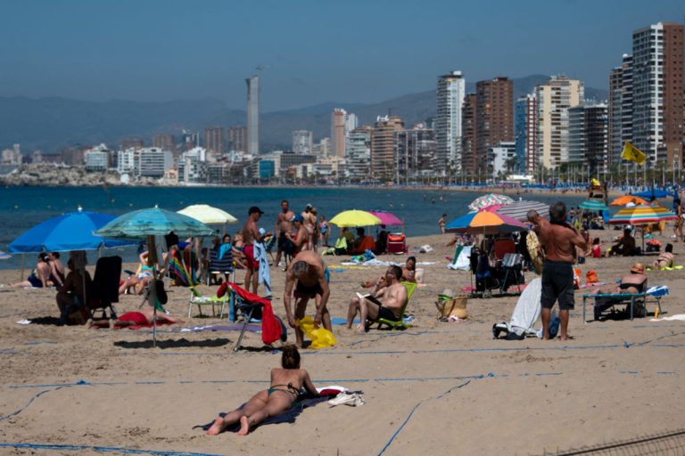 Turistas en España