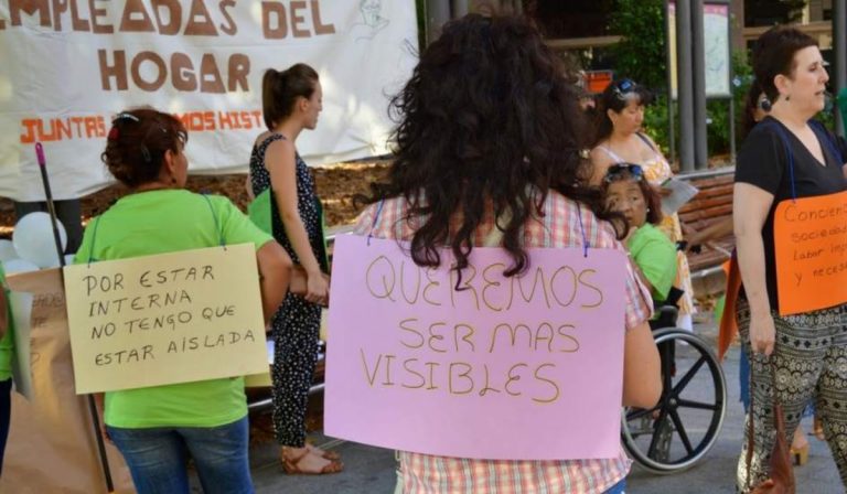Trabajadoras domesticas siempre mas invisibles