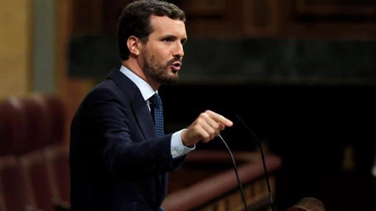 Pablo Casado acusa al Gobierno de mentir con los hospitalizados por rebrote