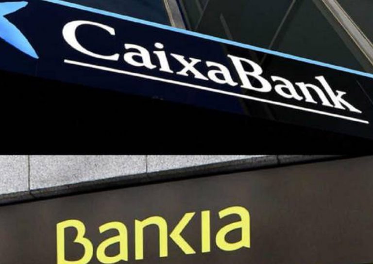 Posible fusión entre CaixaBank y Bankia.