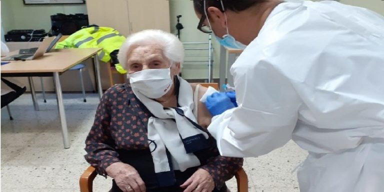 residencia ancianos vacunada