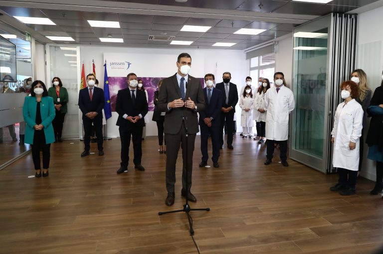 Pedro Sánchez apoya la postura de suspensión de patentes de vacunas