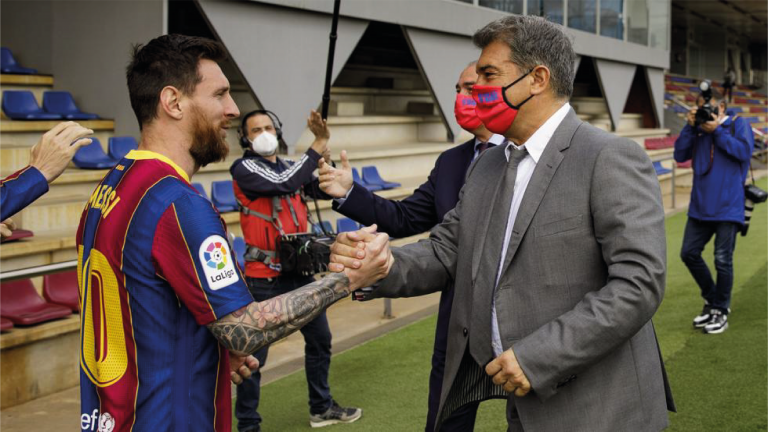 Joan Laporta Lionel Messi