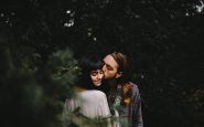 beso en la mejilla
