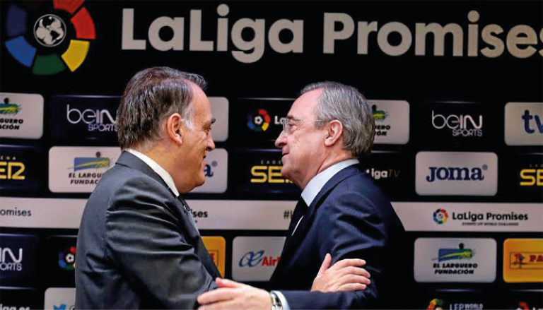 Florentino Pérez y Javier Tebas