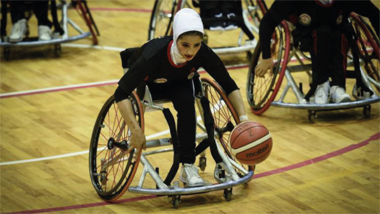 Baloncesto paraolímpico Afganistán Nilofar Bayat