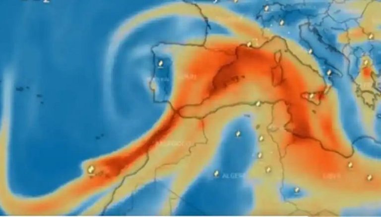 Dióxido de azufre, volcán La Palma