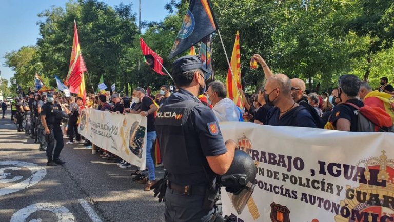 La manifestación de la guardia civil