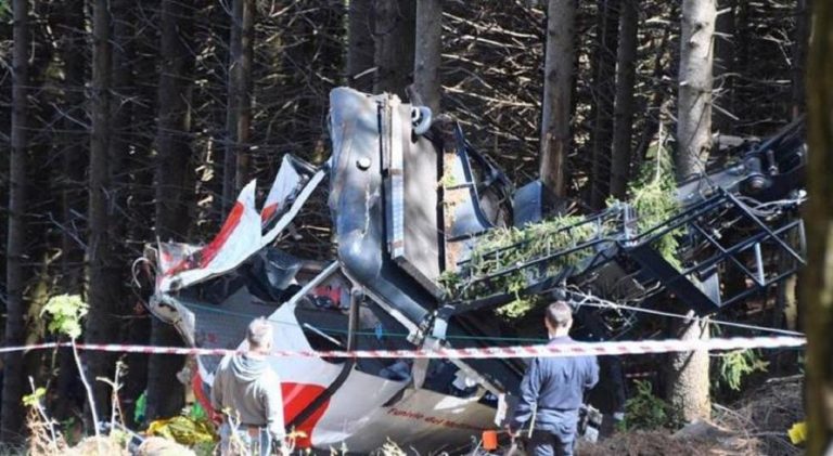 Niño, superviviente en Italia al accidente del teleférico