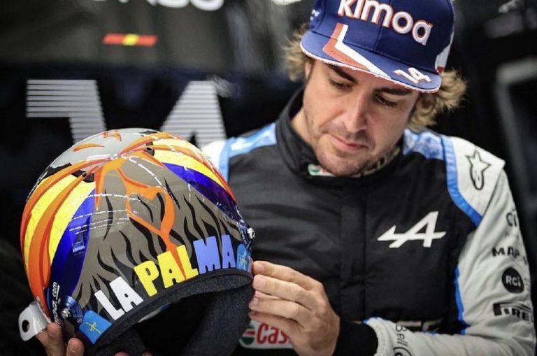 Fernando Alonso casco
