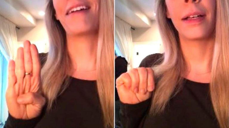 Una adolescente secuestrada ha salvado la vida gracias a este gesto con la mano viral en TikTok