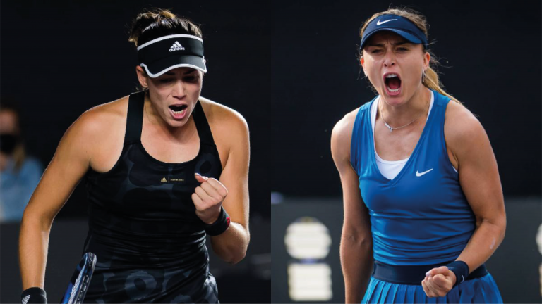 Paula Badosa y Garbiñe Muguruza