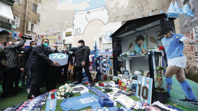 Muerte Maradona Homenajes