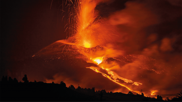 Volcán La Palma nueva fajana