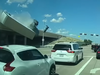 camión cae puente