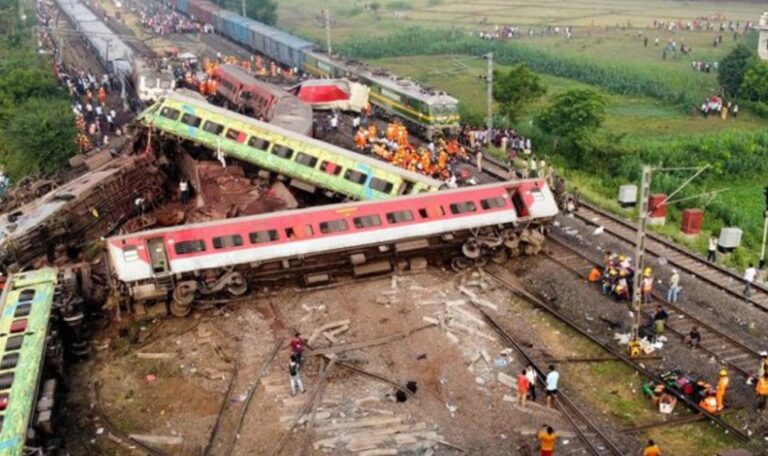 accidente tren India