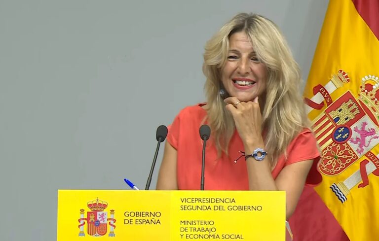 Yolanda Díaz inglés