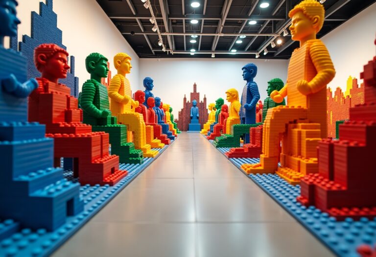 Ai Weiwei in un'installazione artistica che promuove attivismo