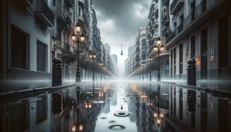 Immagine di forti piogge e tempeste a Valencia