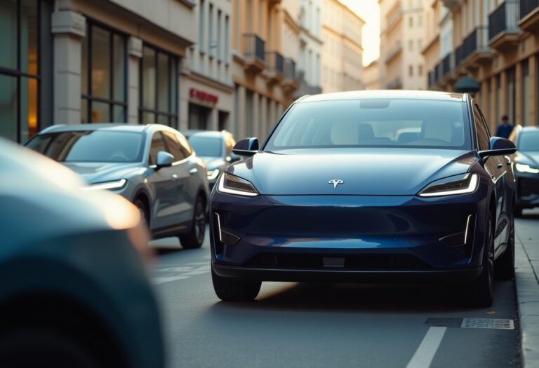 Grafico sull'aumento delle auto elettriche in Spagna