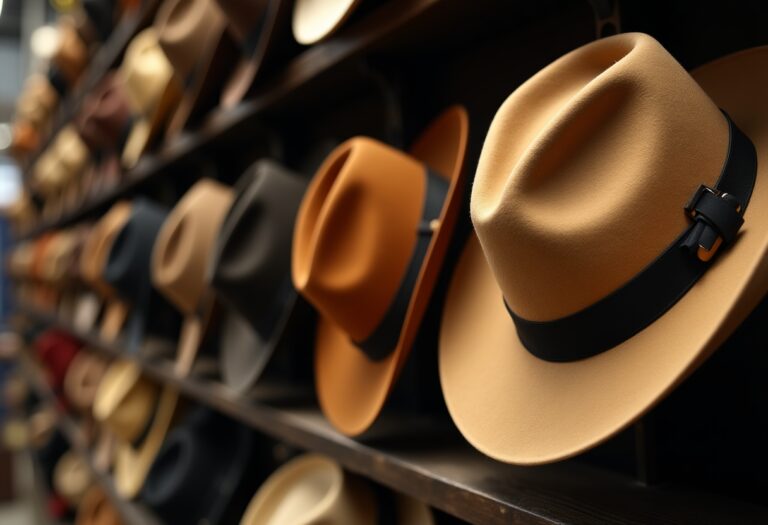 Sombrero elegante della sombrerería Obach a Barcellona