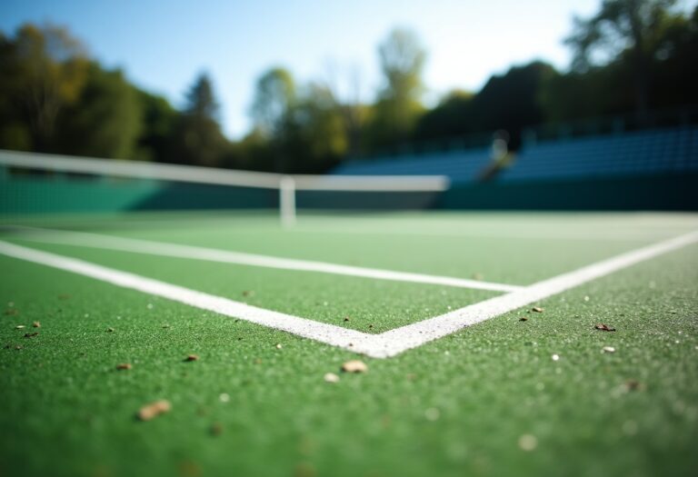 Jugadoras de la selección femenina de tenis de España entrenando
