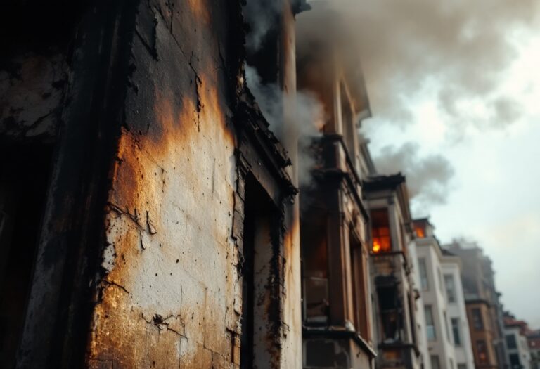 Incendio devastador en una casa de Almería