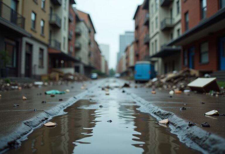 Immagine che illustra le conseguenze della DANA a Valencia