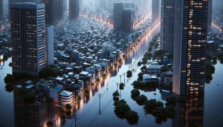 Inundaciones en Valencia con edificios afectados