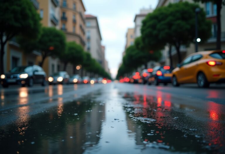 Immagine della crisi del carburante a Valencia