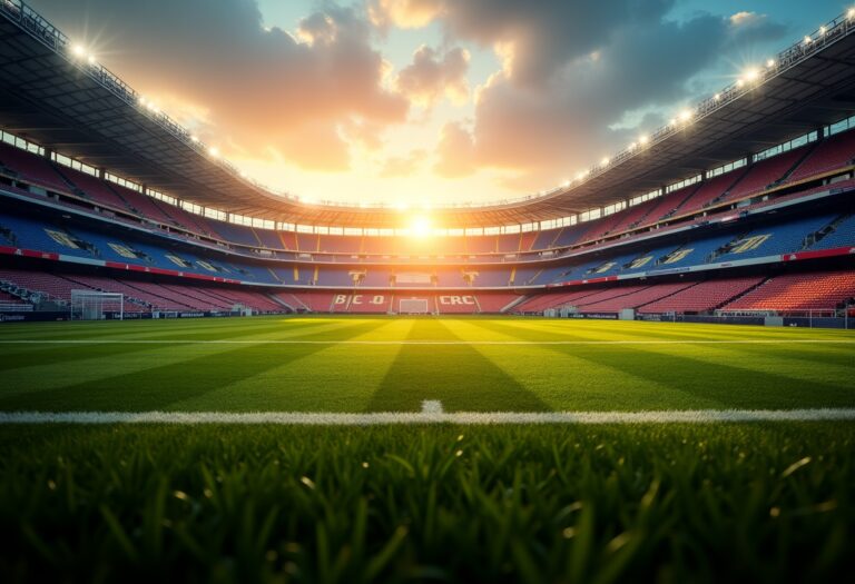 Stadio Santiago Bernabéu con messaggi di supporto alle vittime