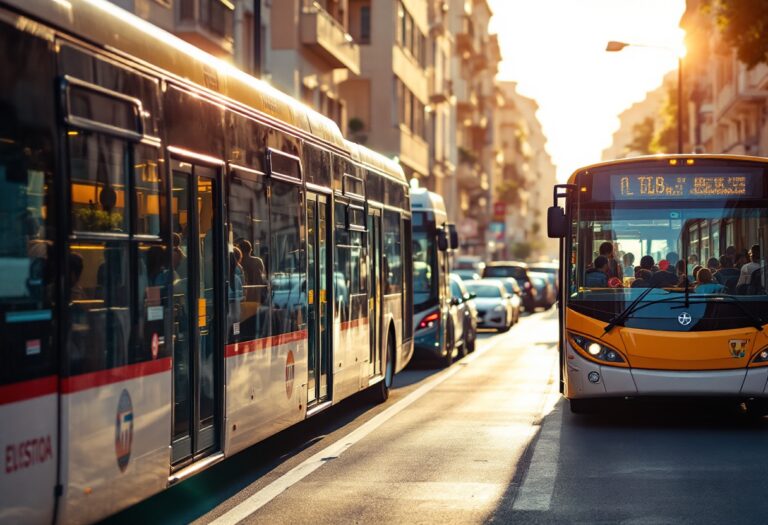 Imagen sobre servicios mínimos durante huelga de transporte
