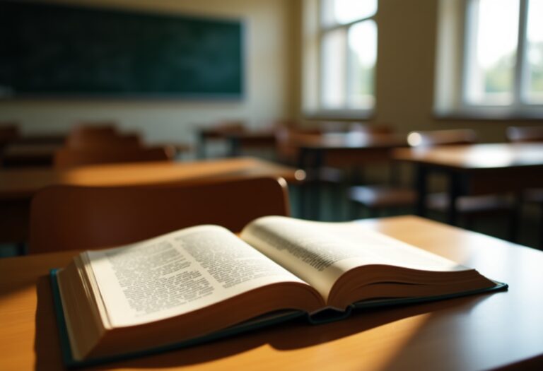 Studentesse tedesche in aula durante una lezione universitaria