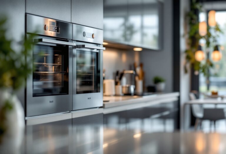 Cucina moderna Bosch con design integrato per il 2025