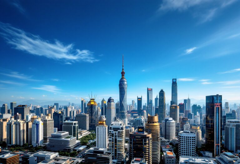 Grafico che illustra la crescita economica della Cina