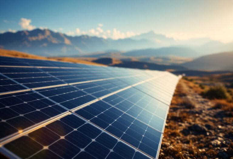 Lavoratori nel settore dell'energia solare in Spagna