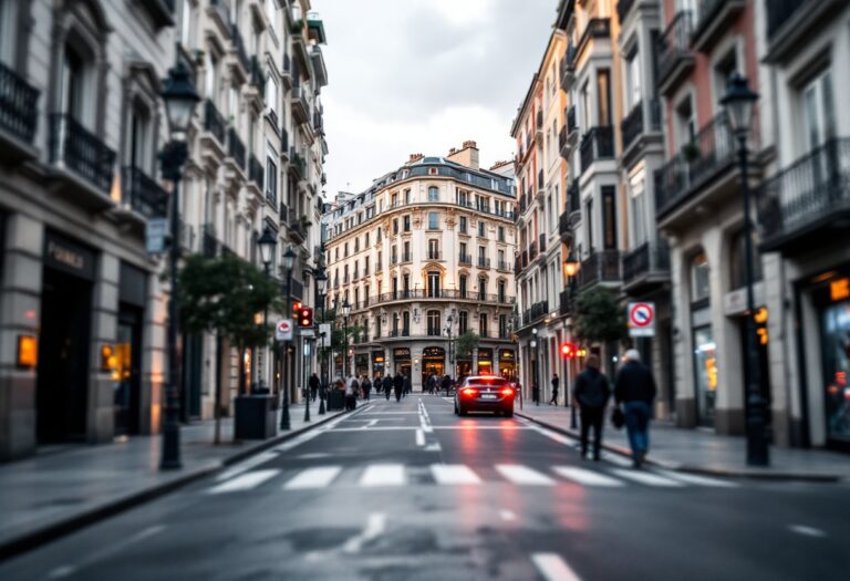 Manifestazione di trasporto viaggiatori a Madrid