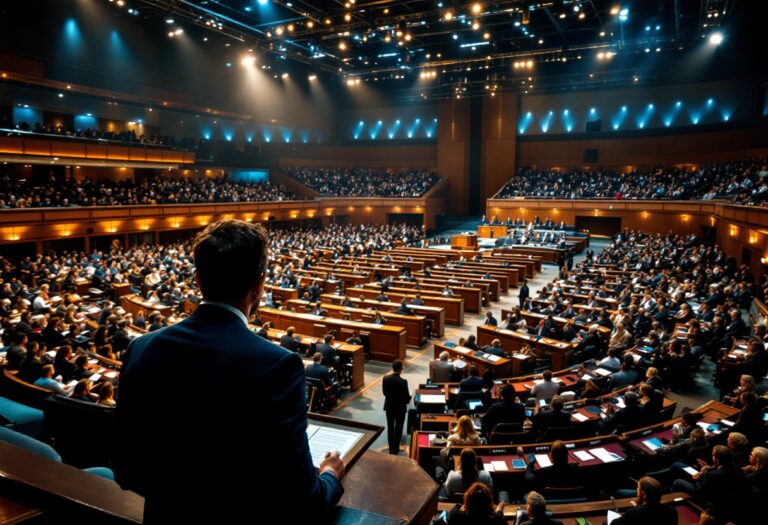 Feijóo analizando la situación política en España