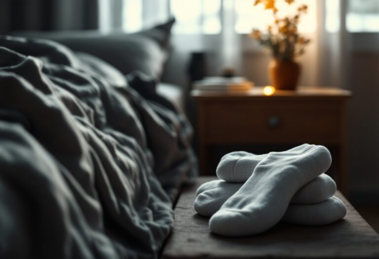 Immagine di calcetines sucios durante l'inverno