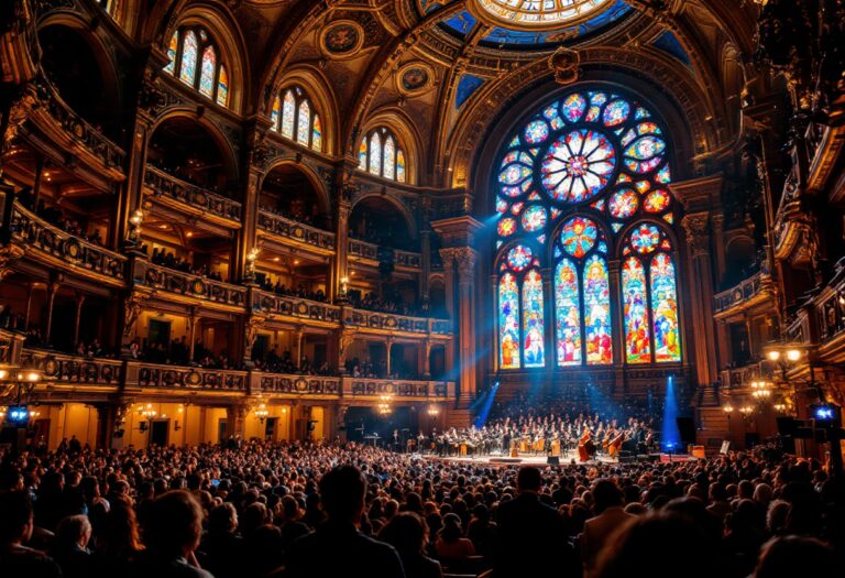 Immagine del Concierto di Sant Esteve con musicisti e pubblico
