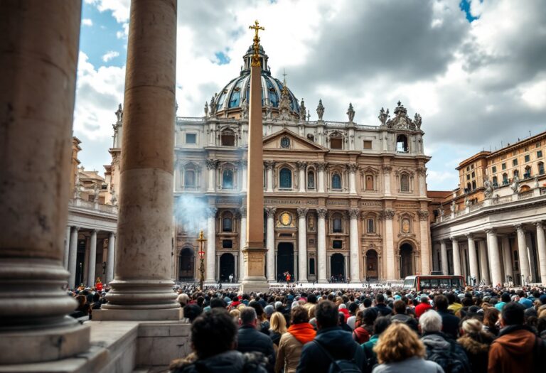 Celebrazione del Jubileo al Vaticano con fedeli in preghiera