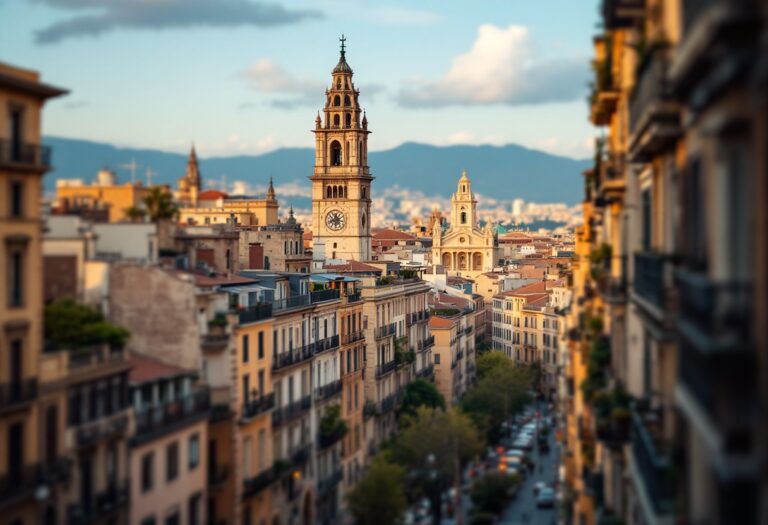Vista panoramica della Catalunya con opportunità di sviluppo