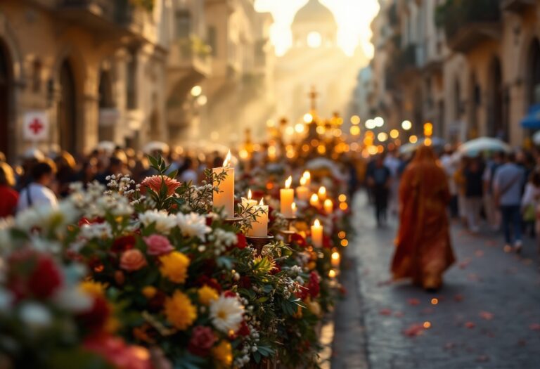 Processione di clausura del Congresso di Hermandades a Sevilla