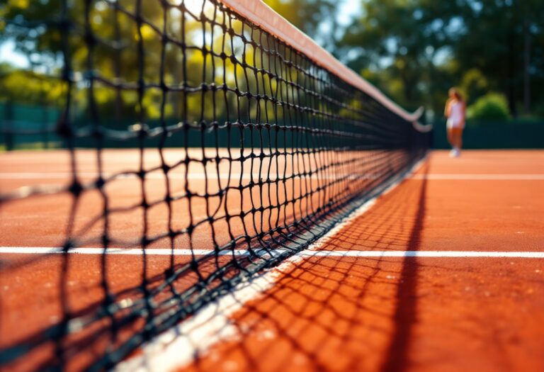 Katie Boulter durante una partita di tennis