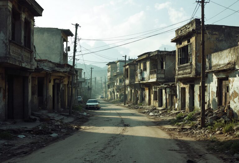 Immagine della violenza a Wharf Jérémie, Haiti