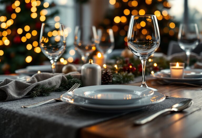 Famiglie moderne che celebrano la Natale in modi diversi