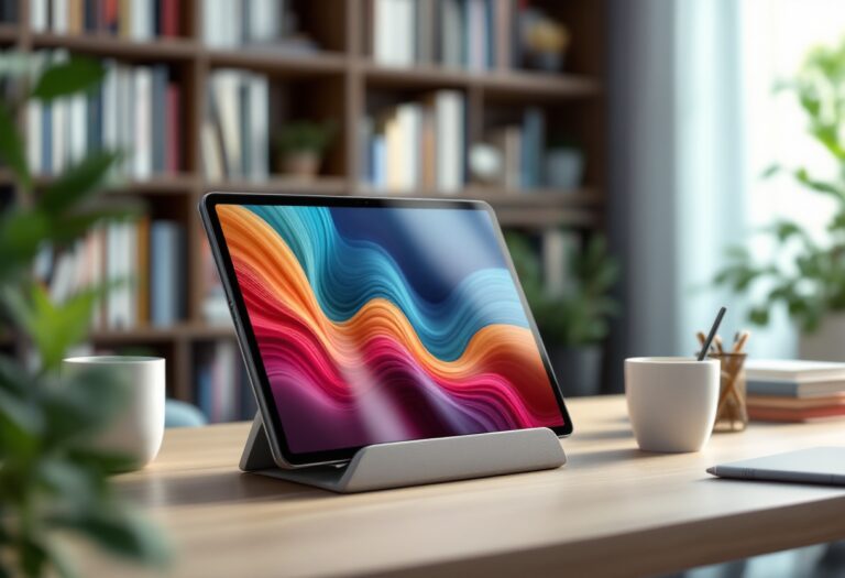 Redmi Pad Pro in uso per telelavoro e svago
