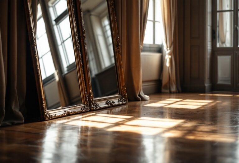 Reflejo humano en un espejo que simboliza introspección