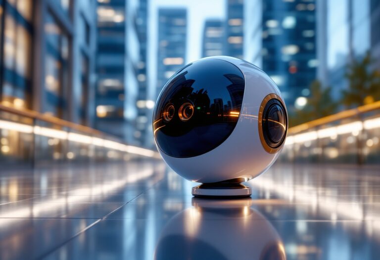Robot esférico de Logon Technology para seguridad pública