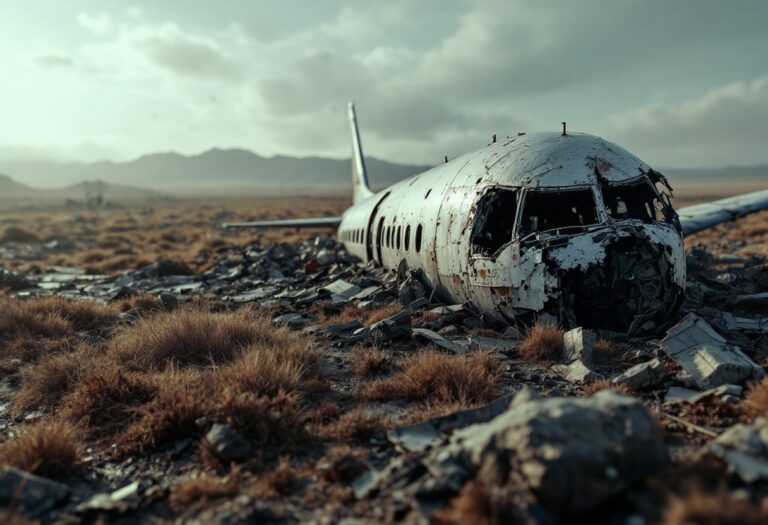 Immagine della tragedia aerea in Corea del Sud